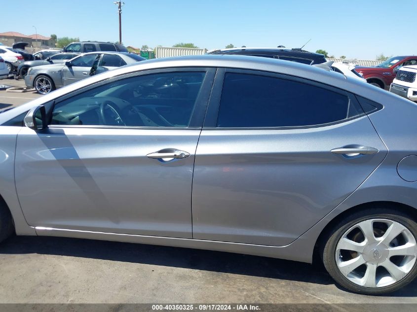 2013 Hyundai Elantra Limited VIN: KMHDH4AE4DU597305 Lot: 40350325