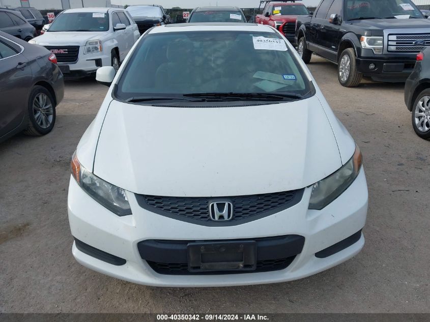 2012 Honda Civic Ex VIN: 2HGFG3B86CH526337 Lot: 40350342