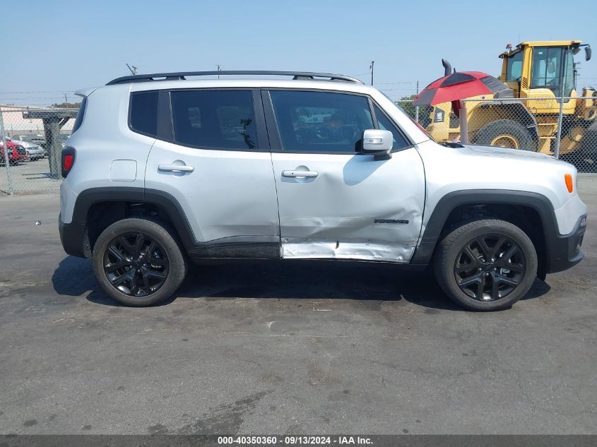 2017 Jeep Renegade Altitude Fwd VIN: ZACCJABB3HPF86455 Lot: 40350360