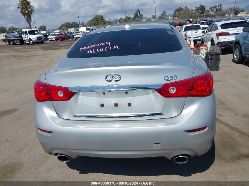 2015 Infiniti Q50 Premium VIN: JN1BV7AP1FM342236 Lot: 40350378