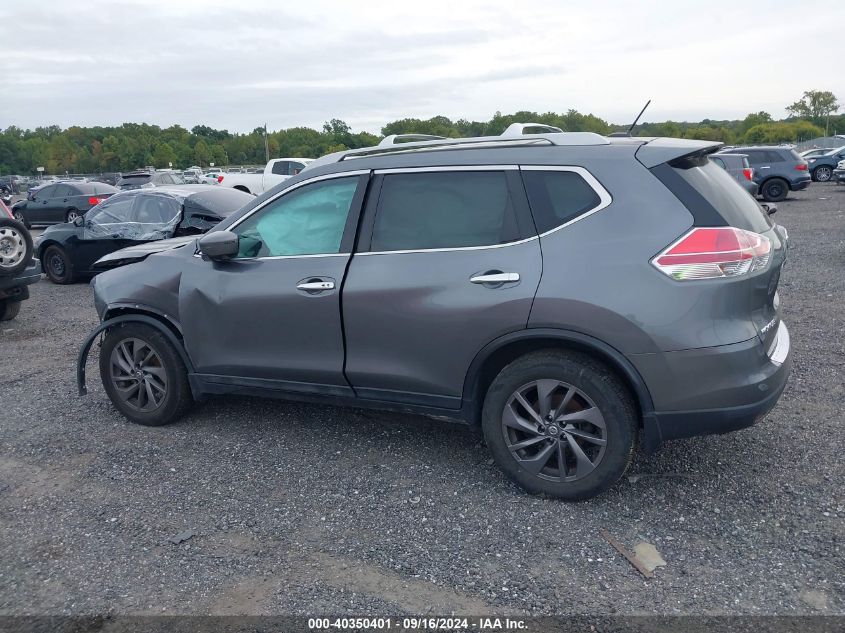 2016 Nissan Rogue S/Sl/Sv VIN: 5N1AT2MV8GC827763 Lot: 40350401