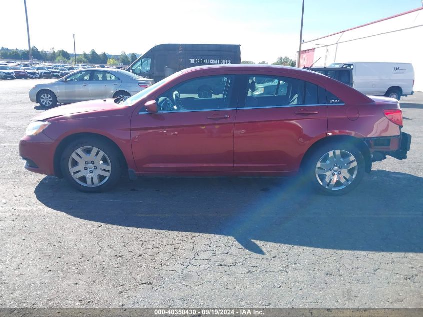 2014 Chrysler 200 Lx VIN: 1C3CCBAB0EN123957 Lot: 40350430