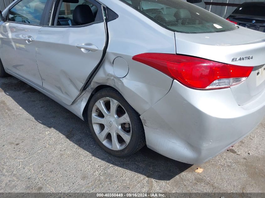 2012 Hyundai Elantra Limited (Ulsan Plant) VIN: KMHDH4AE7CU419855 Lot: 40350449