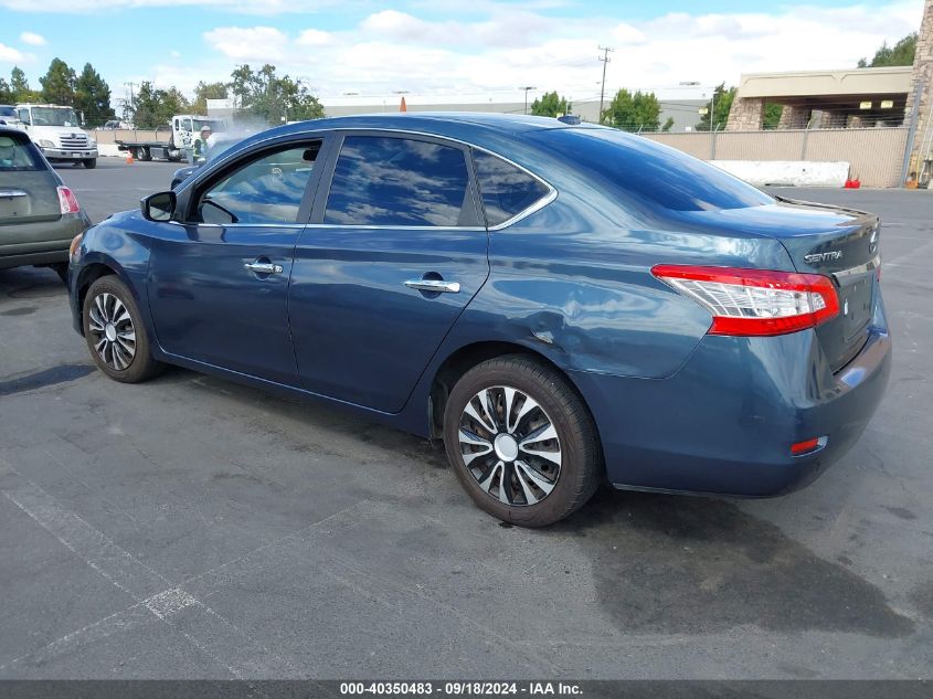 2015 Nissan Sentra Sv VIN: 3N1AB7AP5FY297707 Lot: 40350483