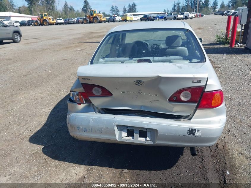 2001 Toyota Corolla Le VIN: 1NXBR12E81Z442317 Lot: 40350492