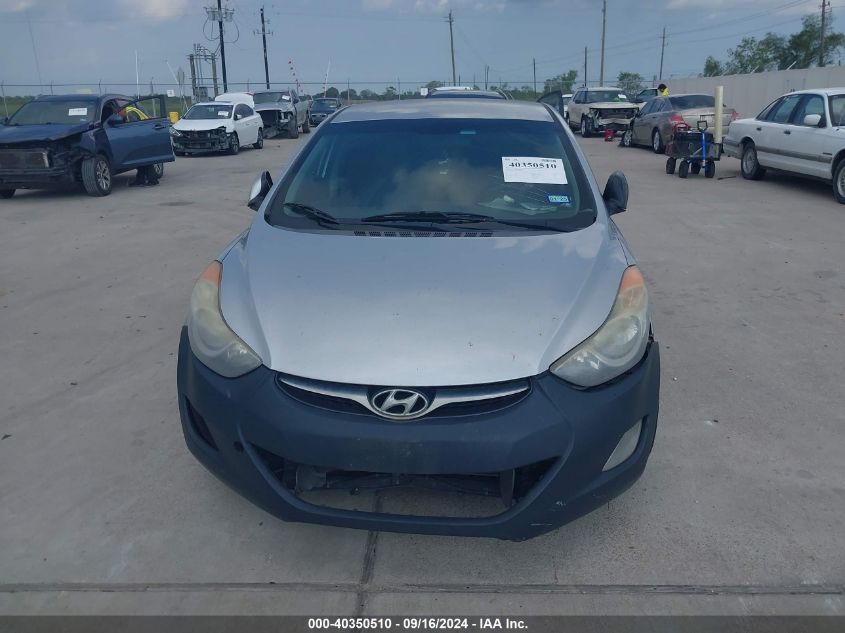 2013 Hyundai Elantra Gls VIN: 5NPDH4AE7DH406247 Lot: 40350510