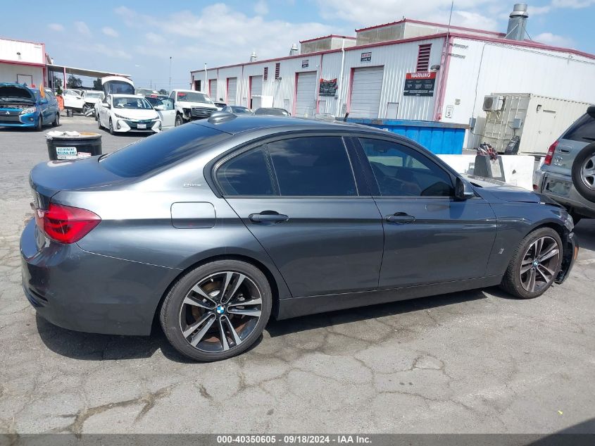 2018 BMW 330E Iperformance VIN: WBA8E1C54JA178035 Lot: 40350605