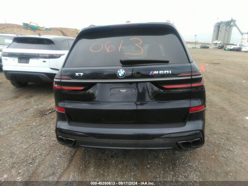 2024 BMW X7 M60I VIN: 5UX33EM02R9S98666 Lot: 40350613