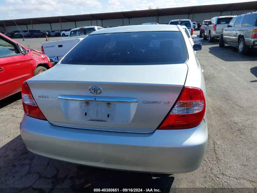 2004 Toyota Camry Le VIN: 4T1BE32K84U804941 Lot: 40350651