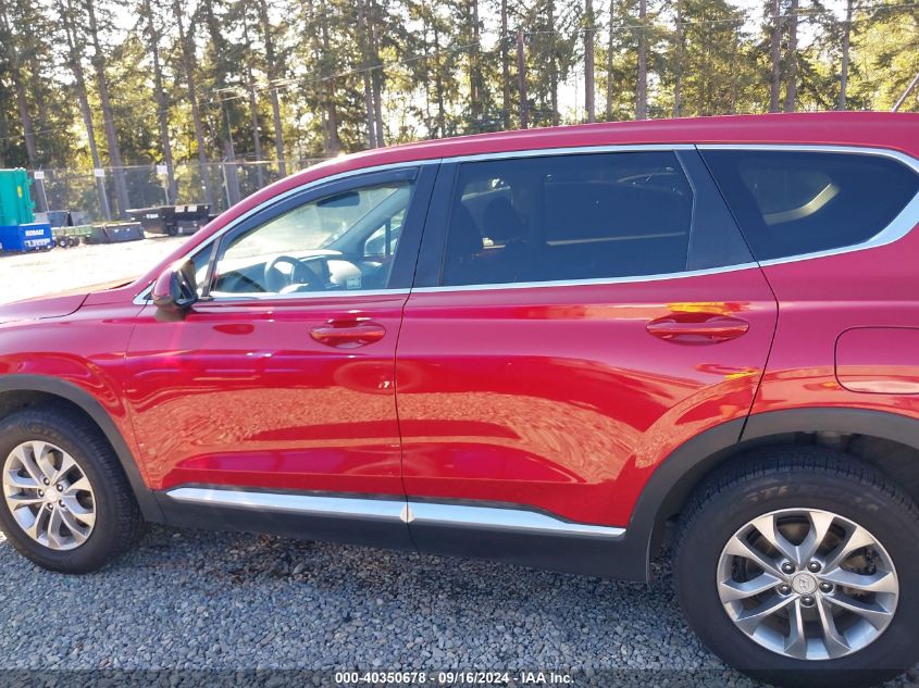 2019 Hyundai Santa Fe Se VIN: 5NMS2CAD2KH121167 Lot: 40350678