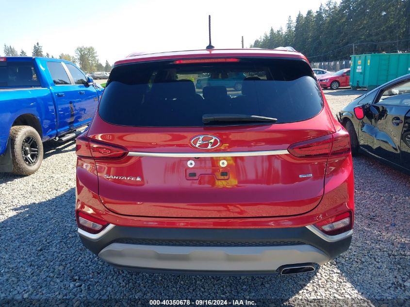 2019 Hyundai Santa Fe Se VIN: 5NMS2CAD2KH121167 Lot: 40350678