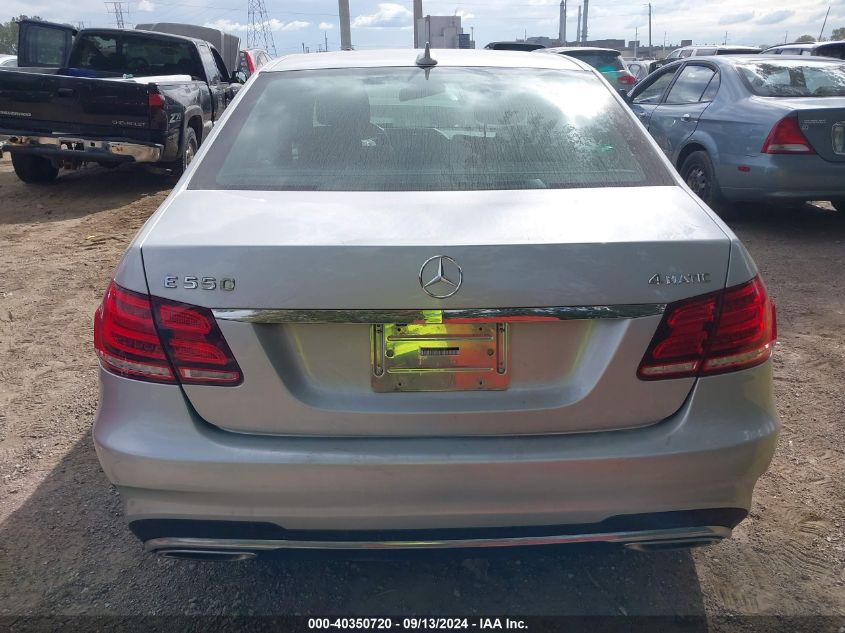 2014 Mercedes-Benz E 550 4Matic VIN: WDDHF9BB6EA926530 Lot: 40350720