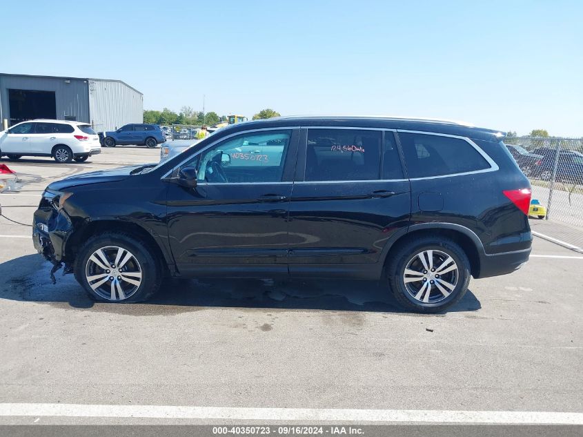 2016 Honda Pilot Ex-L VIN: 5FNYF6H57GB041581 Lot: 40350723