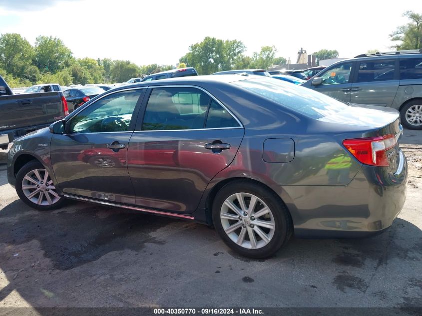 2012 Toyota Camry Hybrid Xle VIN: 4T1BD1FKXCU053728 Lot: 40350770