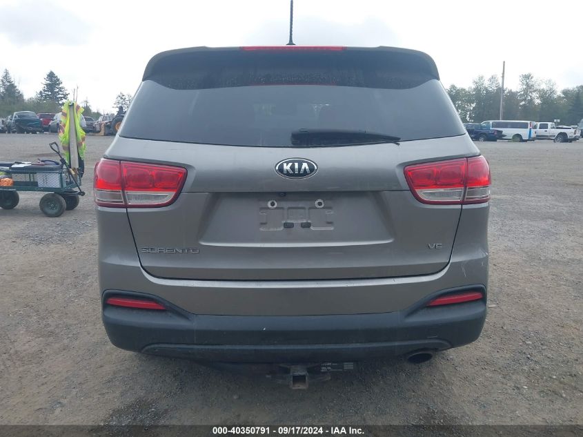 2017 Kia Sorento 3.3L Lx VIN: 5XYPGDA57HG217711 Lot: 40350791