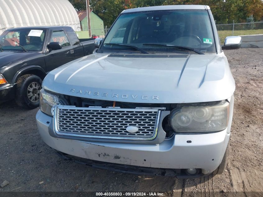 2010 Land Rover Range Rover Hse VIN: SALME1D48AA310858 Lot: 40350803