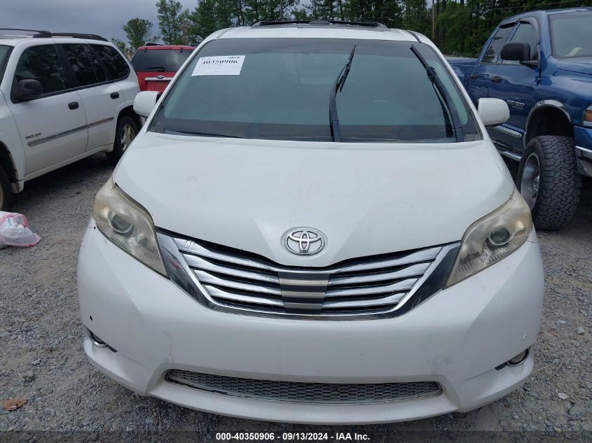 2011 Toyota Sienna Limited V6 VIN: 5TDYK3DC6BS151606 Lot: 40350906