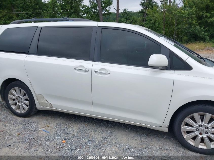 2011 Toyota Sienna Limited V6 VIN: 5TDYK3DC6BS151606 Lot: 40350906