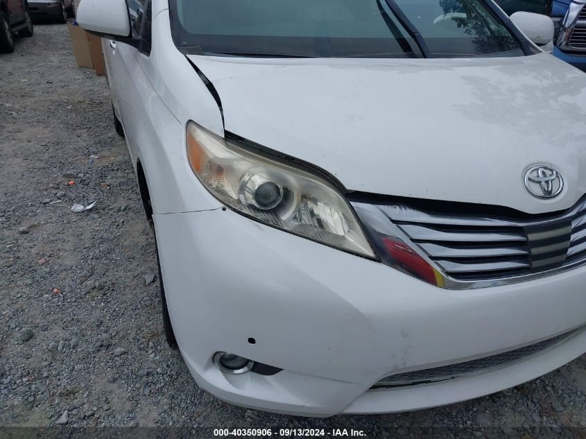 2011 Toyota Sienna Limited V6 VIN: 5TDYK3DC6BS151606 Lot: 40350906