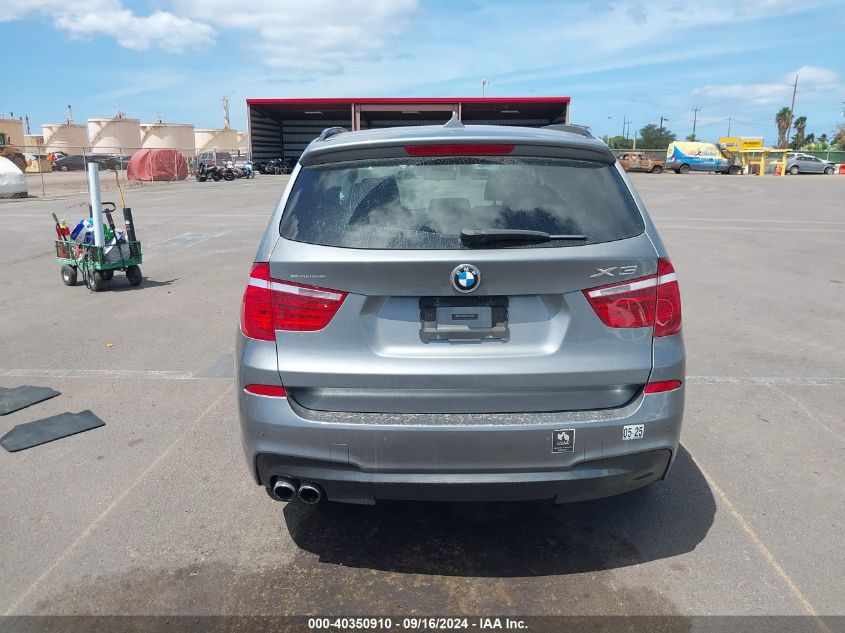 2013 BMW X3 xDrive35I VIN: 5UXWX7C5XDL976909 Lot: 40350910