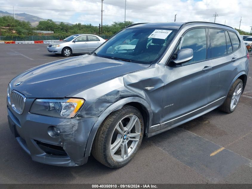 2013 BMW X3 xDrive35I VIN: 5UXWX7C5XDL976909 Lot: 40350910