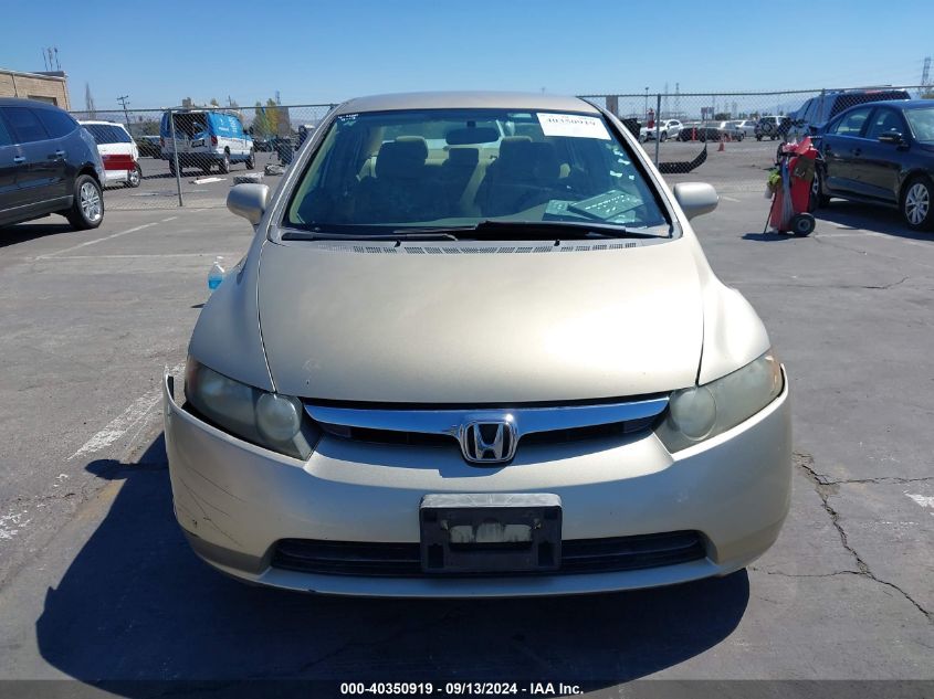 2007 Honda Civic Lx VIN: 1HGFA16517L143260 Lot: 40350919