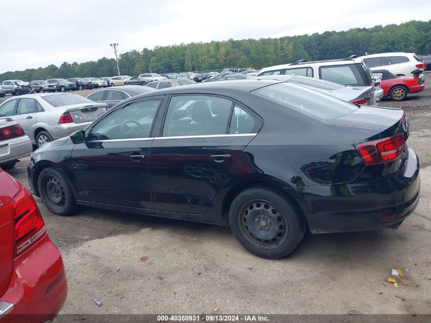 2017 Volkswagen Jetta 1.4T S VIN: 3VW2B7AJXHM343486 Lot: 40350931