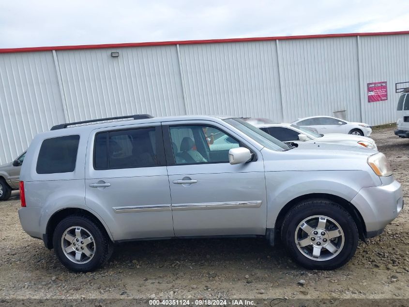 2011 Honda Pilot Touring VIN: 5FNYF3H94BB035487 Lot: 40351124