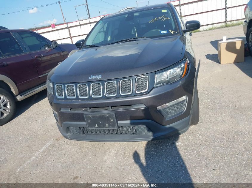 3C4NJCAB3JT272194 2018 Jeep Compass Sport Fwd