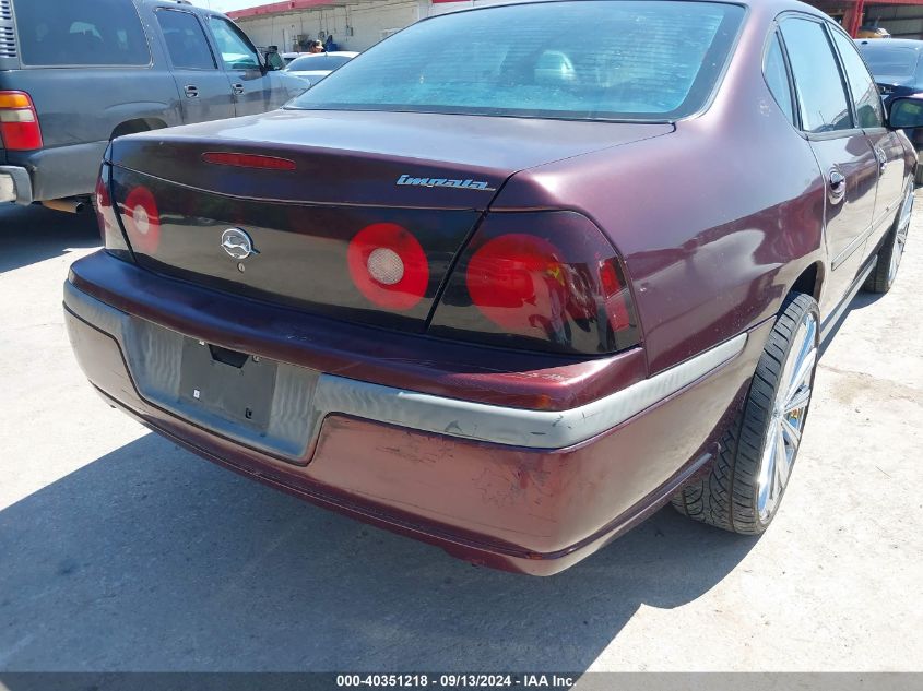 2004 Chevrolet Impala VIN: 2G1WF52E049350036 Lot: 40351218