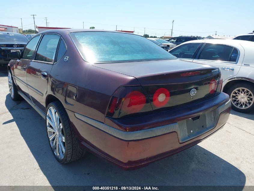 2004 Chevrolet Impala VIN: 2G1WF52E049350036 Lot: 40351218