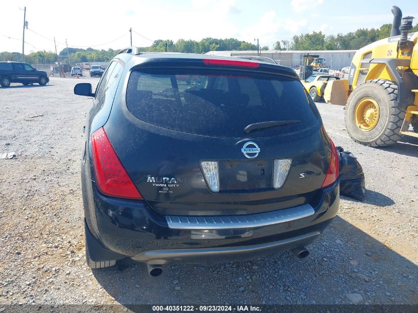 JN8AZ08W56W522572 2006 Nissan Murano Sl