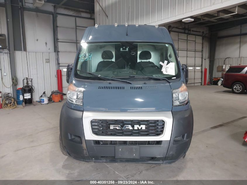 2019 Ram Promaster 3500 Cargo Van High Roof 159 Wb Ext VIN: 3C6URVJG1KE564371 Lot: 40351258