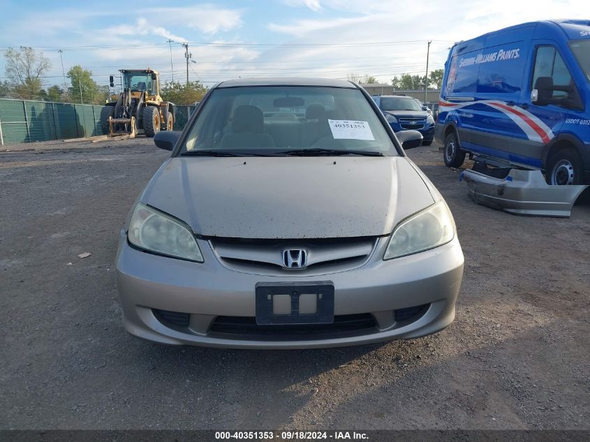 2004 Honda Civic Lx VIN: 2HGES16544H518964 Lot: 40351353