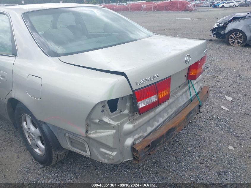 1999 Lexus Es 300 VIN: JT8BF28G1X0170882 Lot: 40351367