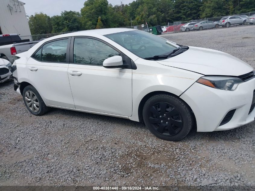 2016 Toyota Corolla Le VIN: 2T1BURHE9GC518898 Lot: 40351440