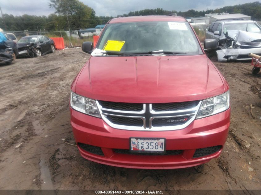 2016 Dodge Journey Se VIN: 3C4PDCAB1GT162446 Lot: 40351443