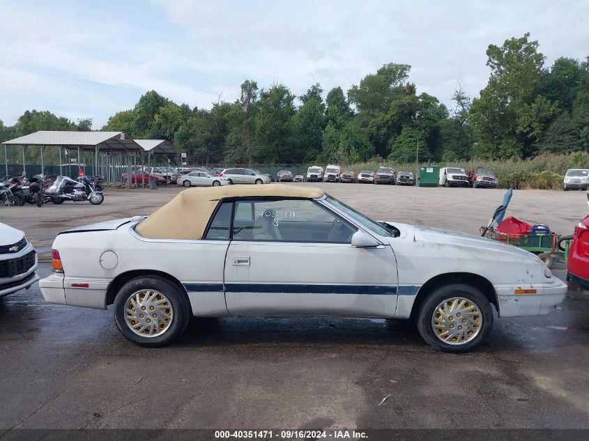 1995 Chrysler Lebaron Gtc VIN: 1C3EU4534SF503846 Lot: 40351471