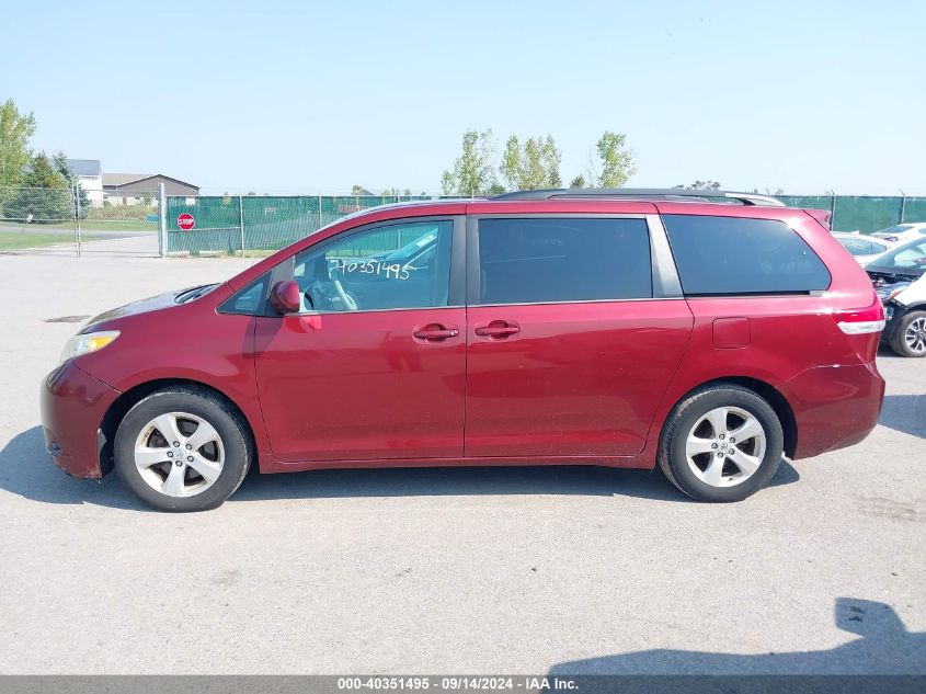 2013 Toyota Sienna Le V6 8 Passenger VIN: 5TDKK3DC1DS348918 Lot: 40351495