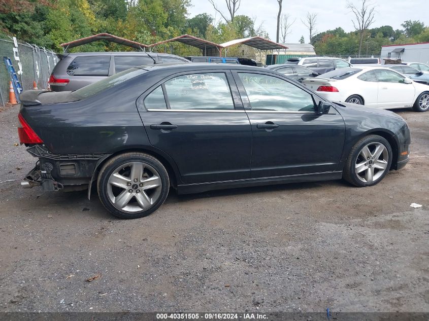 2010 Ford Fusion Sport VIN: 3FAHP0KC1A27927 Lot: 40351505