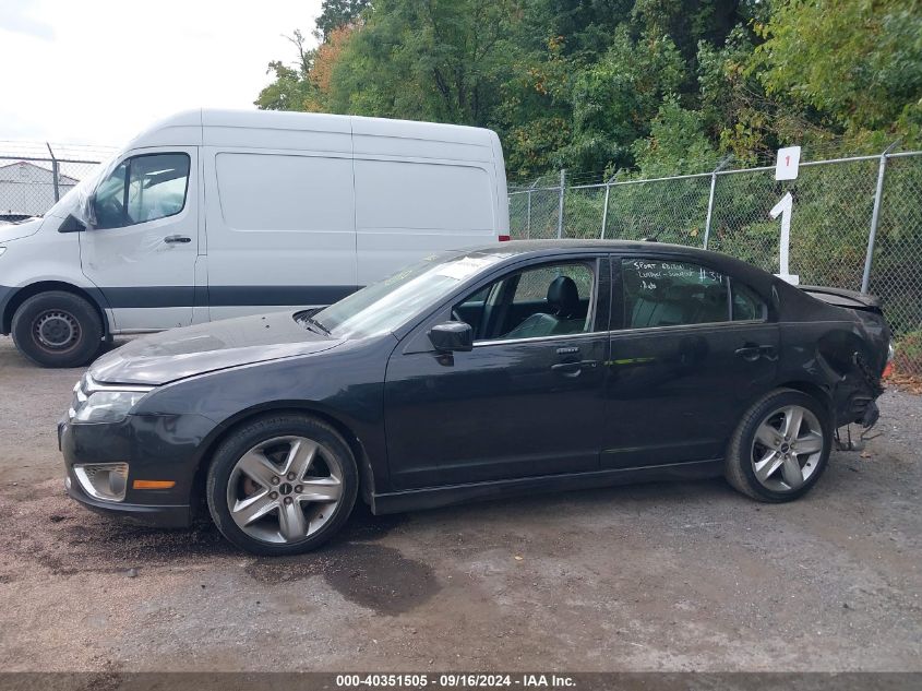 2010 Ford Fusion Sport VIN: 3FAHP0KC1A27927 Lot: 40351505