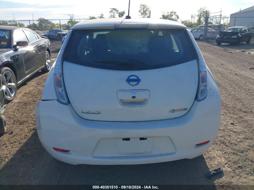 2016 Nissan Leaf S VIN: 1N4AZ0CP9GC311377 Lot: 40351510