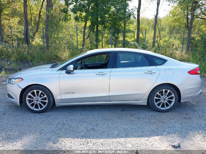 2017 Ford Fusion Hybrid Se VIN: 3FA6P0LU5HR324311 Lot: 40351518