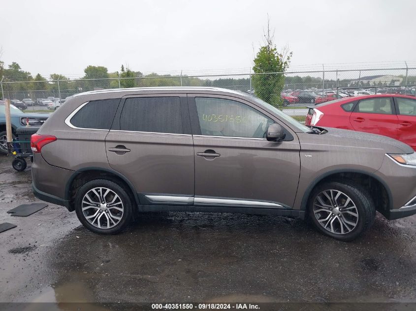 2018 Mitsubishi Outlander Gt VIN: JA4JZ4AX8JZ045465 Lot: 40351550