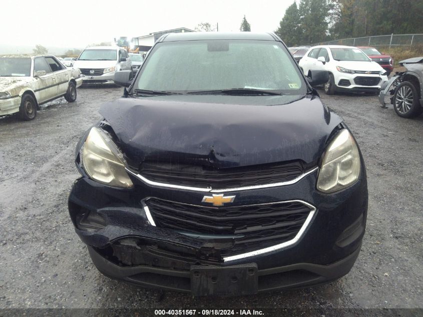 2016 Chevrolet Equinox Ls VIN: 2GNALBEK7G1124001 Lot: 40351567