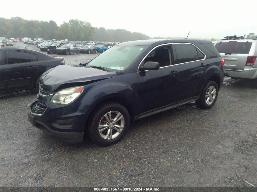 2GNALBEK7G1124001 2016 CHEVROLET EQUINOX - Image 2