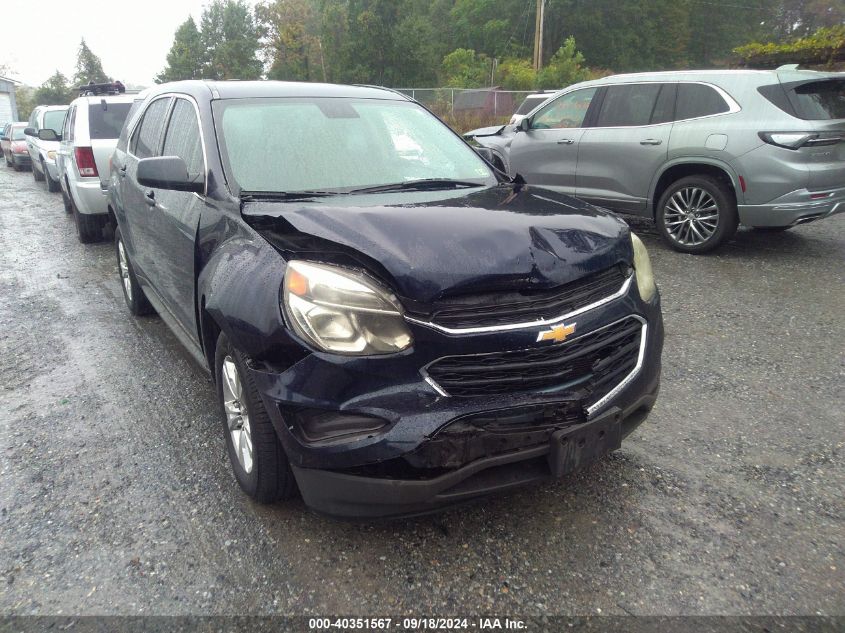 2016 Chevrolet Equinox Ls VIN: 2GNALBEK7G1124001 Lot: 40351567