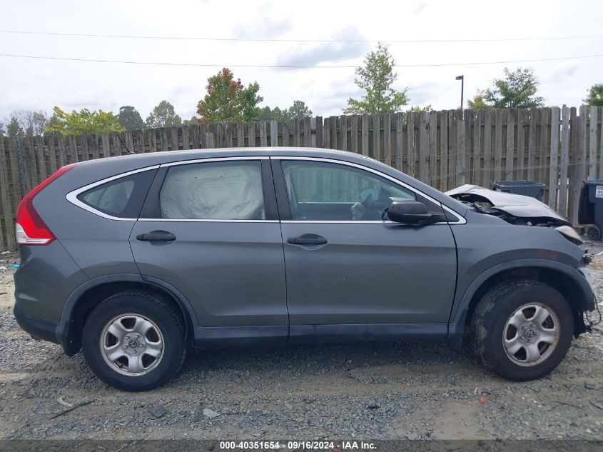 2014 Honda Cr-V Lx VIN: 5J6RM4H39EL037470 Lot: 40351654