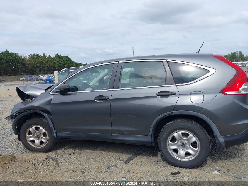 2014 Honda Cr-V Lx VIN: 5J6RM4H39EL037470 Lot: 40351654