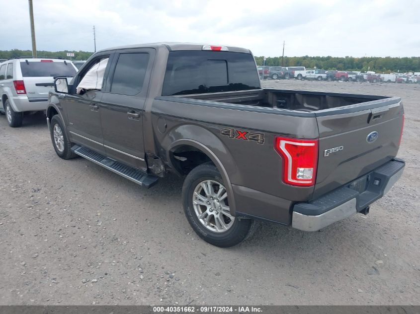 2015 Ford F-150 Lariat VIN: 1FTEW1EP1FFC72160 Lot: 40351662